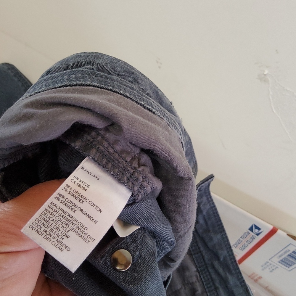 ROYAL Robbins pants women's size 14 regular EUC blue straight leg - Picture 7 of 8